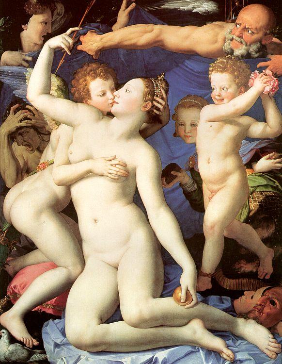 Agnolo Bronzino An Allegory of Venus and Cupid oil painting image